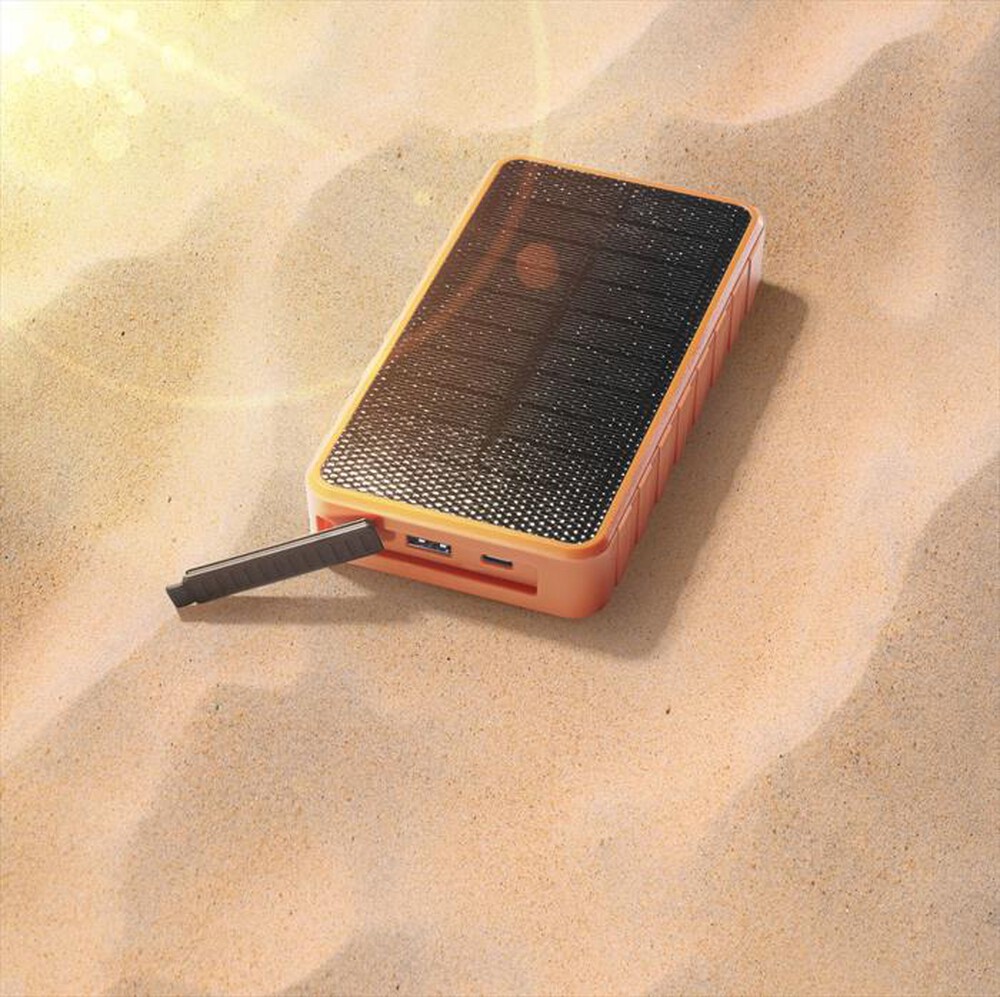 Immagine del prodotto CELLULARLINE - POWER BANK SOLAR 20000-Arancione