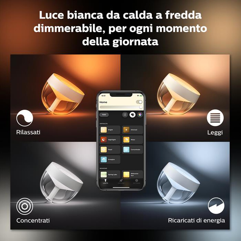 "PHILIPS - HUE IRIS LAMPADA DA TAVOLO ORO EDIZIONE SPECIALE-Multicolore"