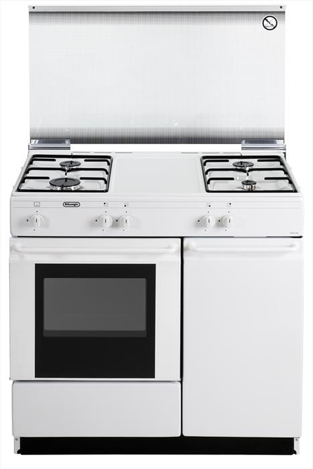 "DE LONGHI - Cucina a gas HGW 80 GB N-bianco"
