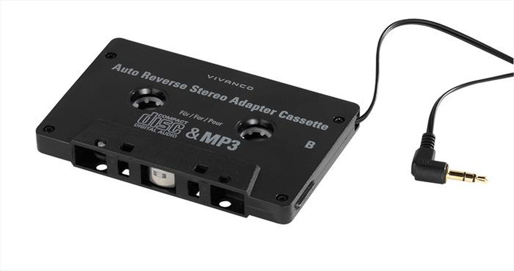 "VIVANCO - IACA2 Cassetta Audio - Nero"