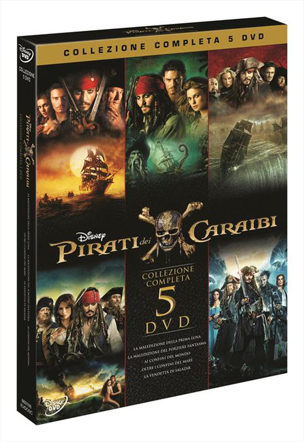 "WALT DISNEY - Pirati Dei Caraibi (I) - La Saga Completa (5 Dvd)"