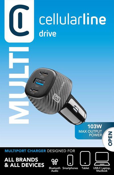 CELLULARLINE - Caricatore da rete CBRUSB3PD103WK-Nero