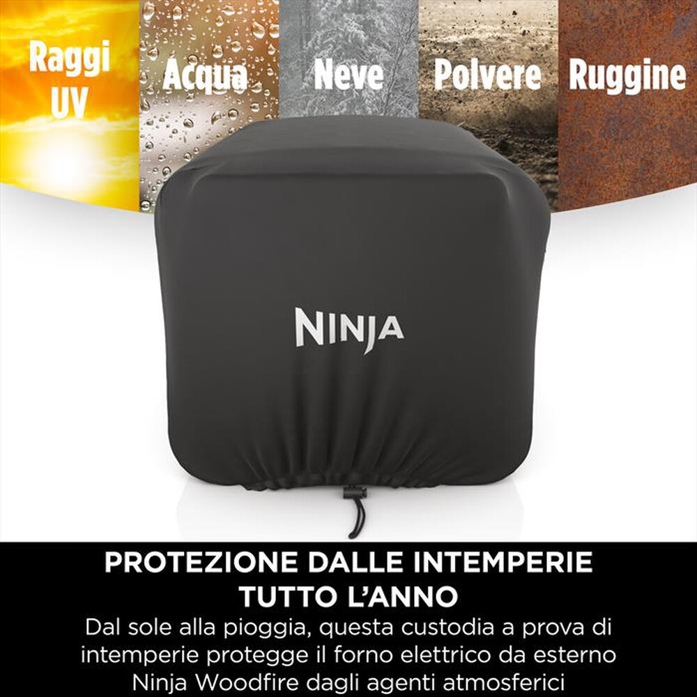 "NINJA - CUSTODIA PER FORNO ELETTRICO WOODFIRE-Nero"