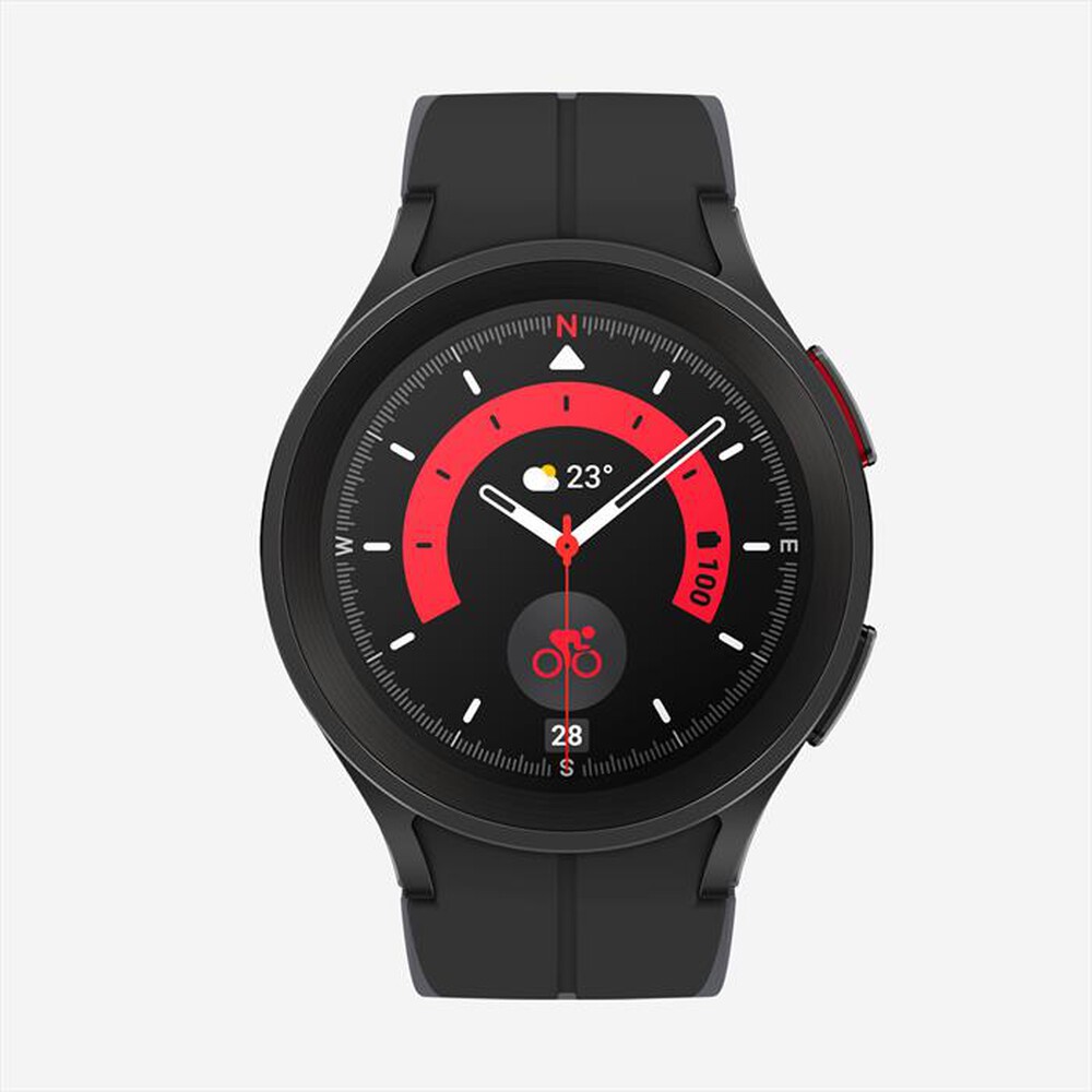 "SAMSUNG - GALAXY WATCH5 PRO 45MM BT, 1.5+16 GB-Black Titanium"
