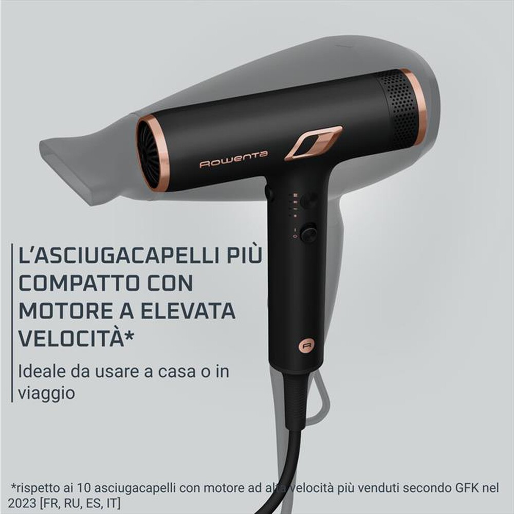 "ROWENTA - Asciuga capelli HY8310F0-Nero"