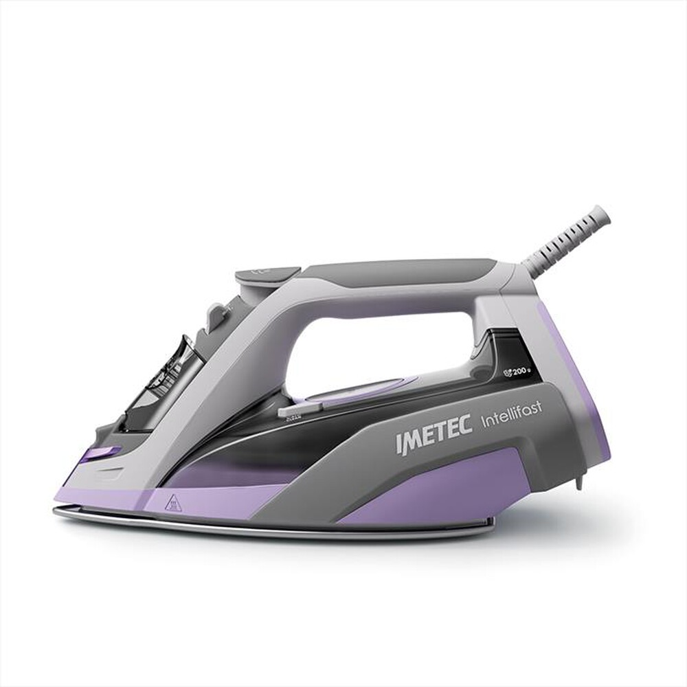 "IMETEC - FERRO DA STIRO A VAPORE INTELLIFAST-Grigio, Viola"