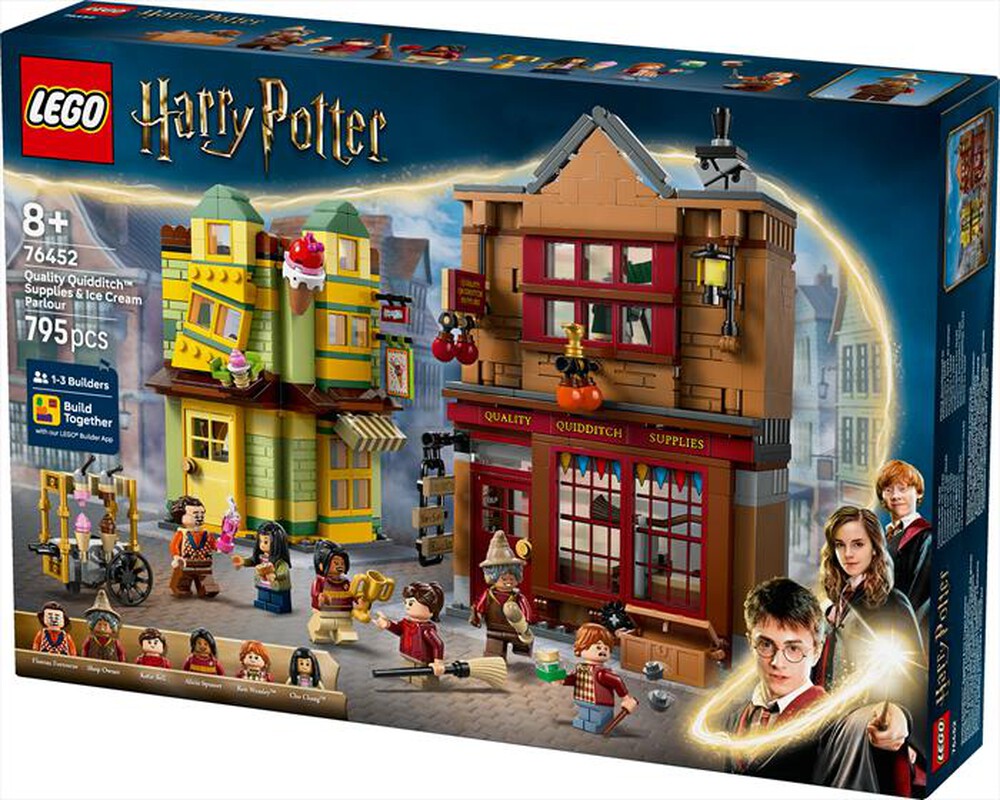 "LEGO - ACCESSORI PER IL QUIDDITCH E GELATERIA-,"