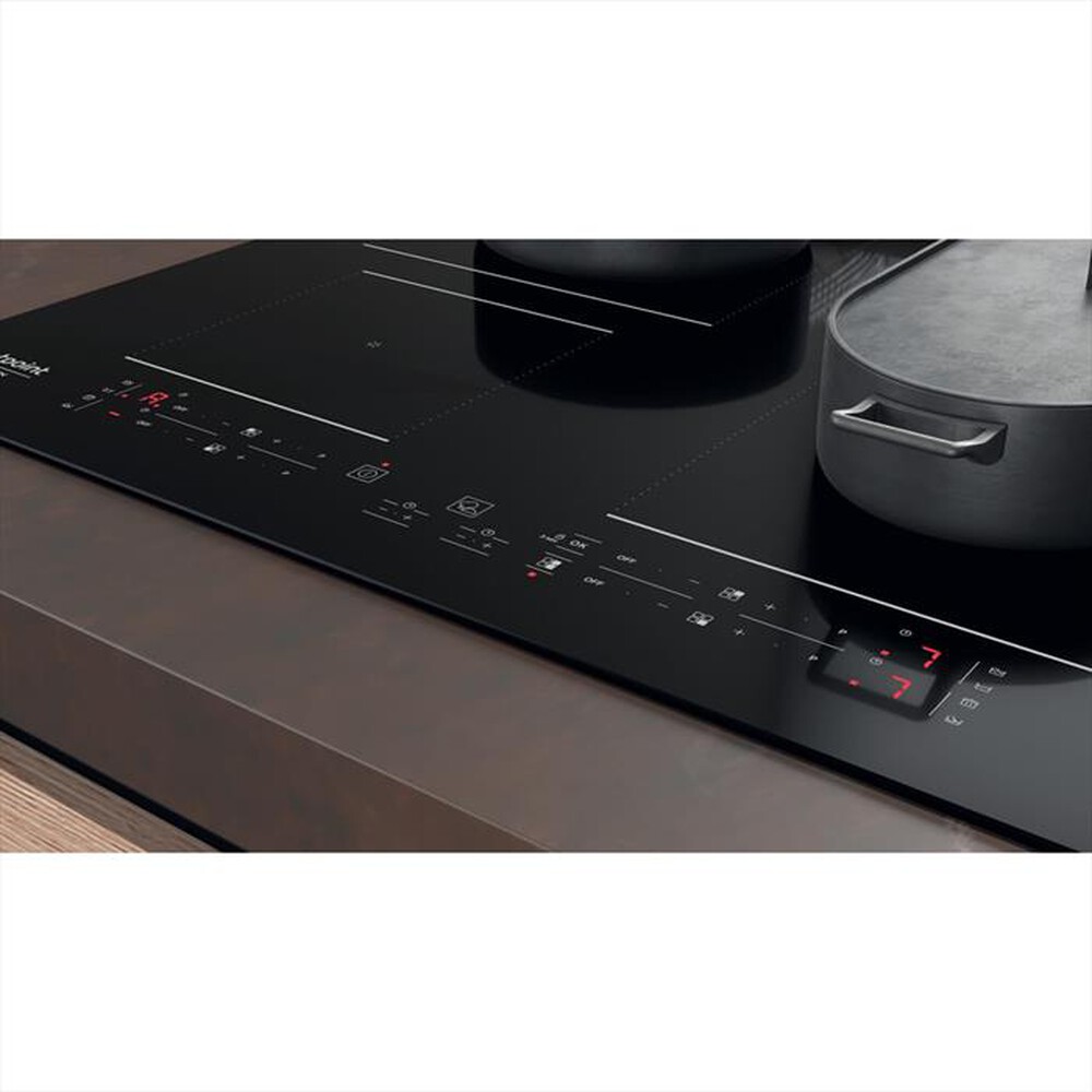 "HOTPOINT ARISTON - Piano induzione HB4860B NE 59 cm-Nero"