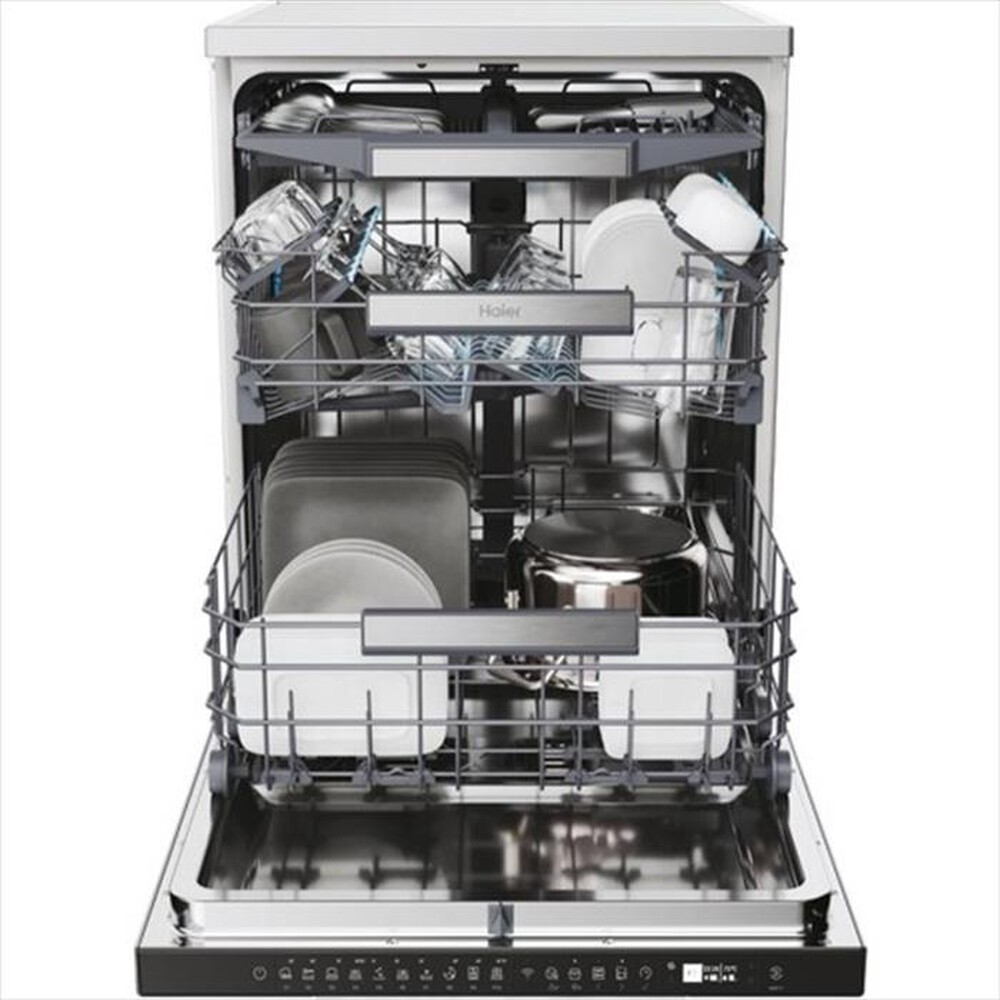 "HAIER - Lavastoviglie XF6B2M3PX Classe B 16 coperti-Argento"