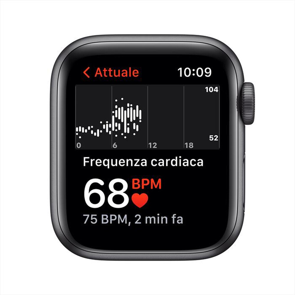 "APPLE - Apple Watch NIKE SE GPS 40mm Alluminio-Cinturino Sport Antracite/Nero"