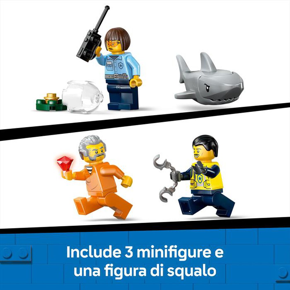 Immagine del prodotto LEGO - CITY POLICE Inseguimento motoscafo Polizia 60456