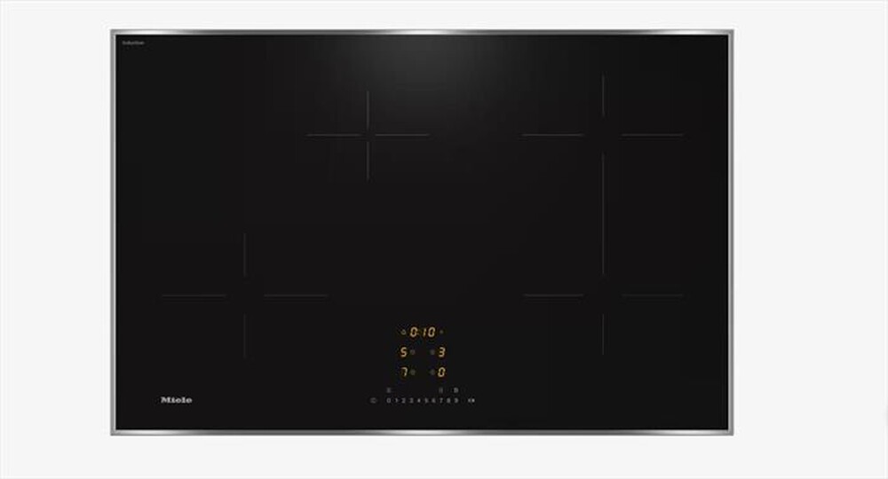 "MIELE - Piano cottura induzione KM 7373 FR 80,6 cm-Nero"