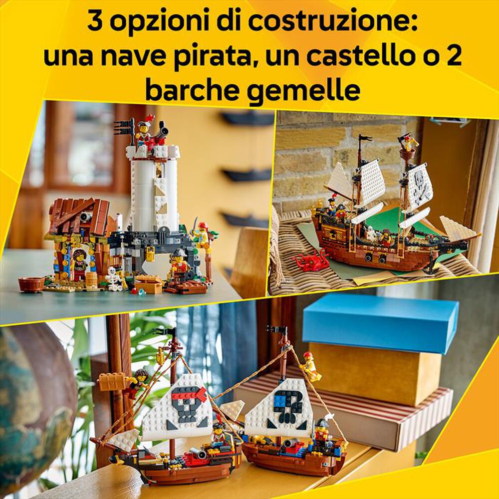 Immagine del prodotto LEGO - CREATORE 3IN1 Iconica nave da pirata - 31387