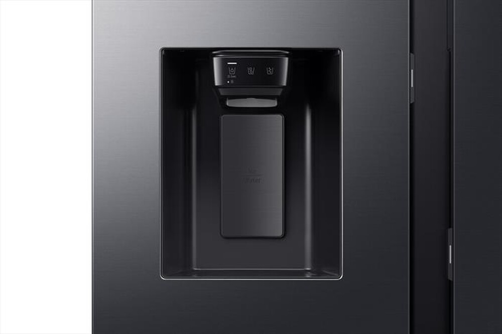 "SAMSUNG - Frigorifero side by side RS90F66BEFEF Classe E-Matte black"