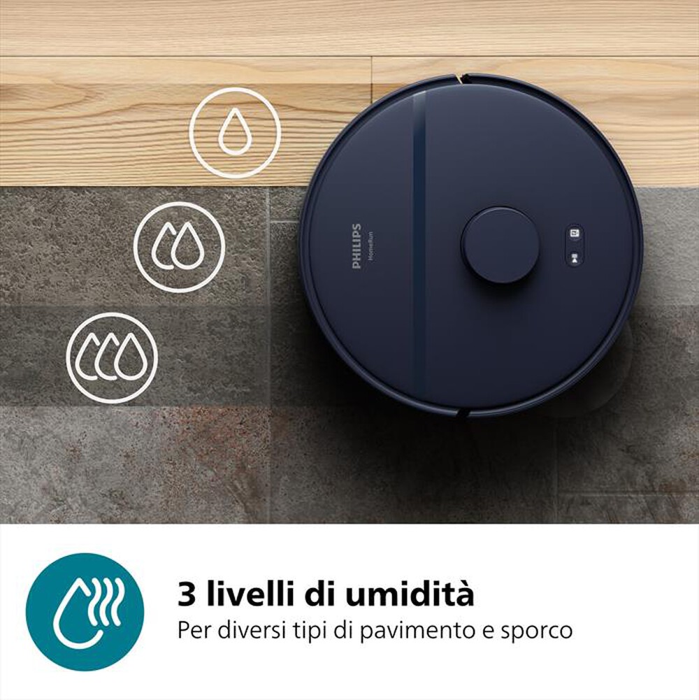 "PHILIPS - Aspirapolvere robot SERIE 2000 +STAZIONE XU2100/10-Nero"