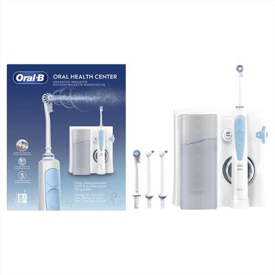 ORAL-B - Idropulsore HEALTH CENTER-Bianco