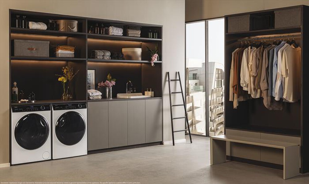 "HOOVER - Lavatrice HWP 49AMBC7/1-S 9 Kg Classe A-Bianco"