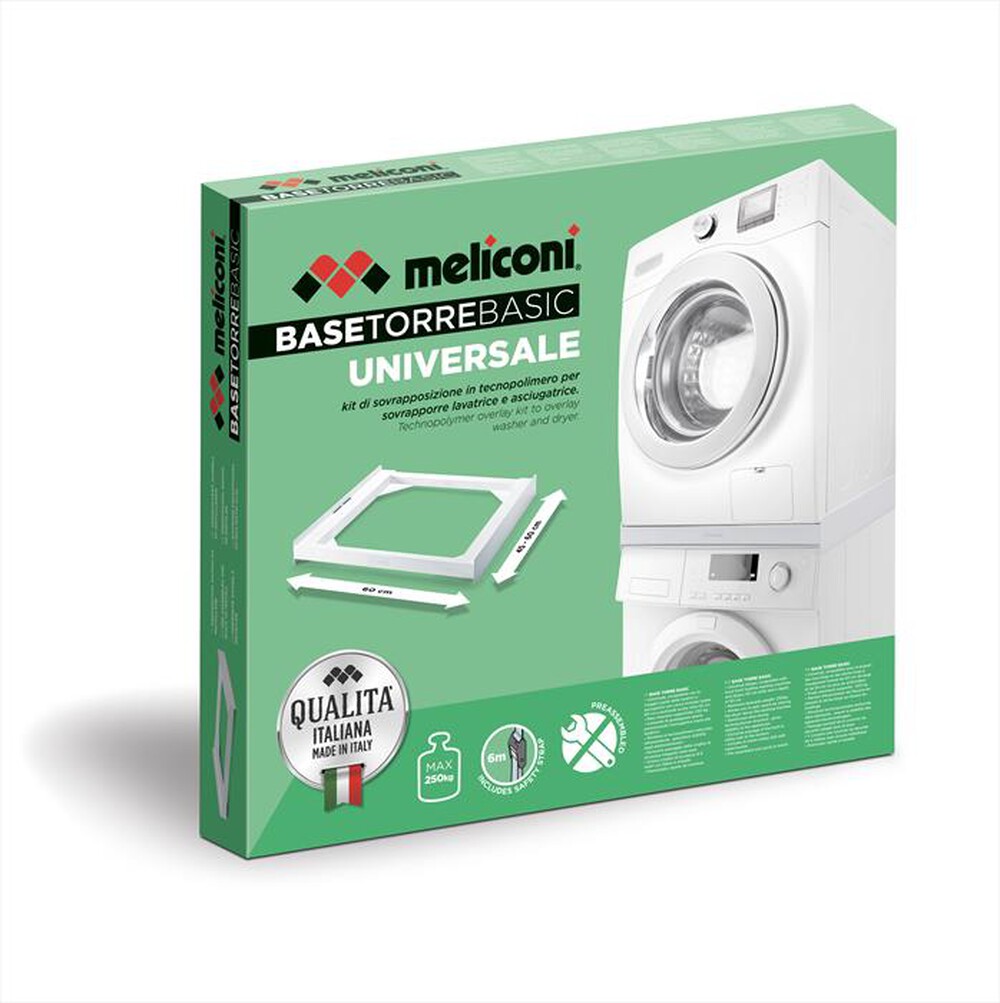 Immagine del prodotto MELICONI - TORRE BASIC Kit di sovrapposizione-Plastica ABS, colore bianco