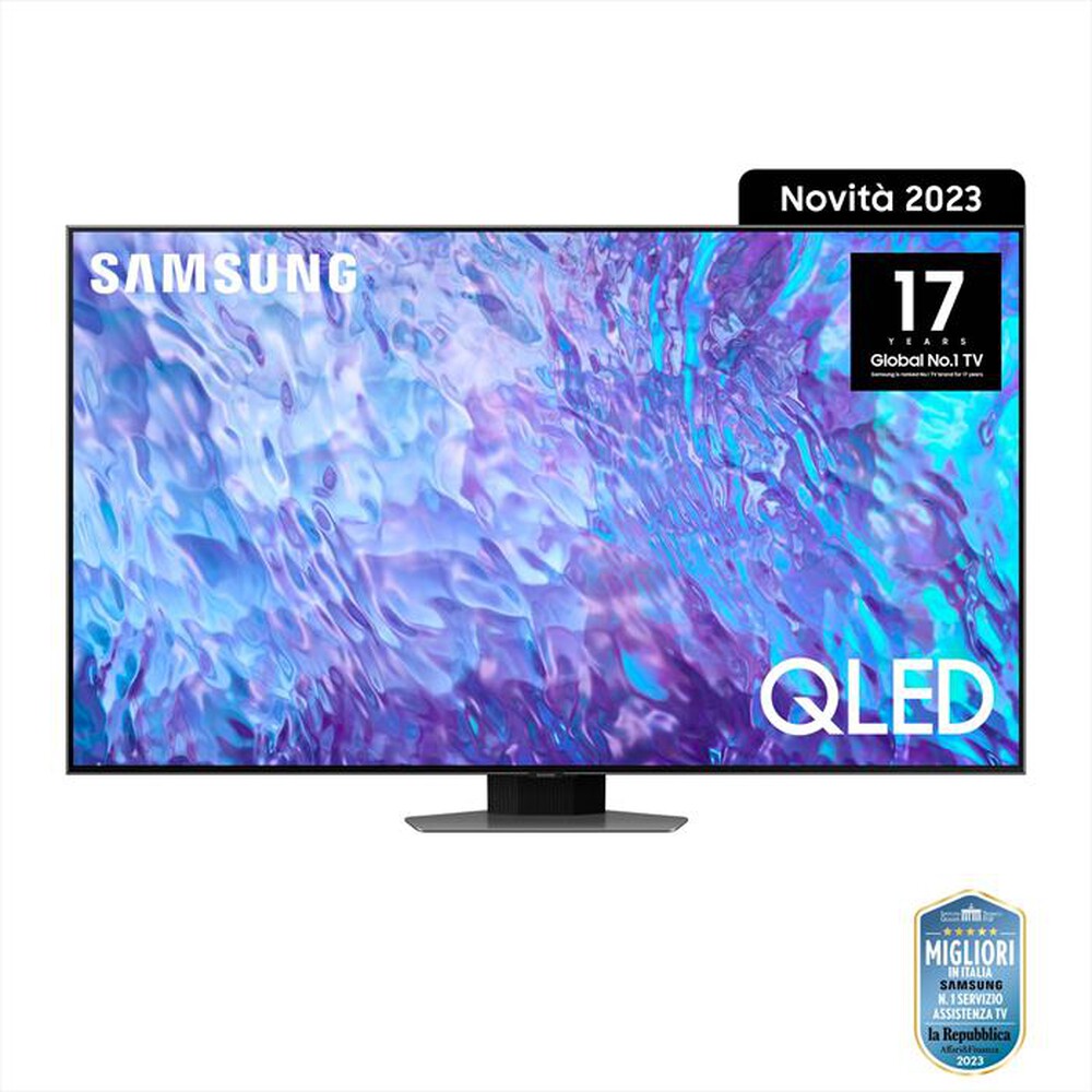"SAMSUNG - Smart TV 98\" UHD 4K Q-LED QE98Q80CATXZT-CARBON SILVER"