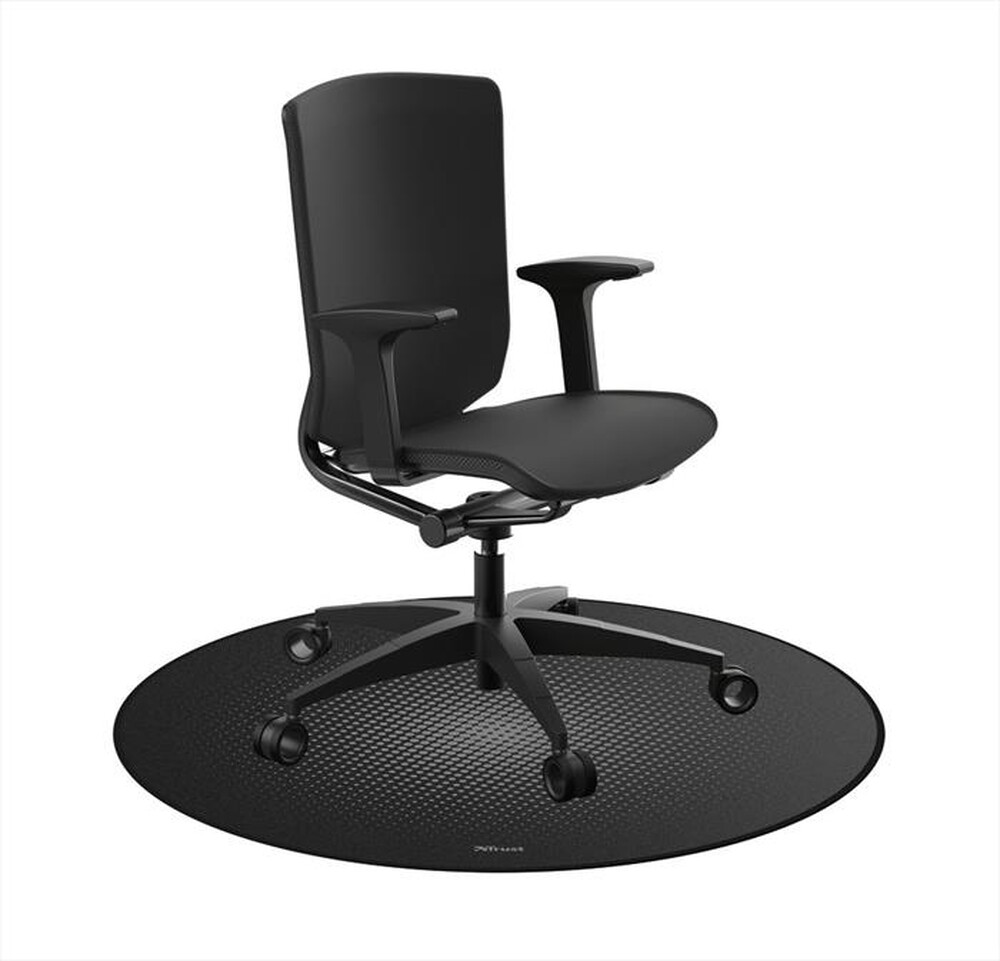 "TRUST - MIKA ROUND FLOOR MAT-Black"
