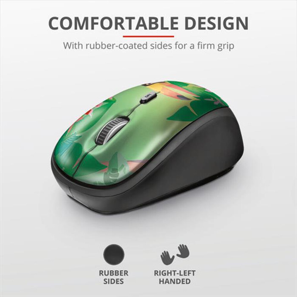 "TRUST - YVI WIRELESS MOUSE-Toucan"