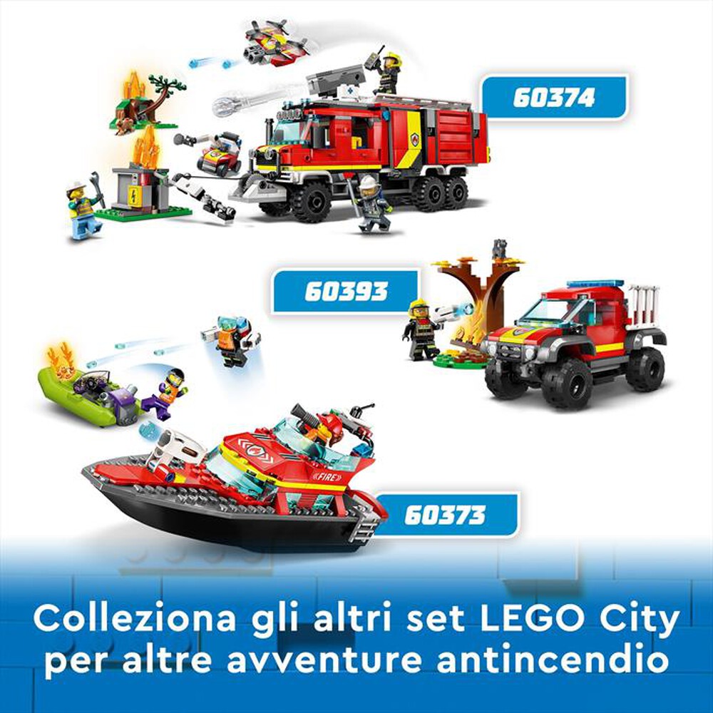 Immagine del prodotto LEGO - CITY FIRE Autopompa dei vigili del fuoco 60374