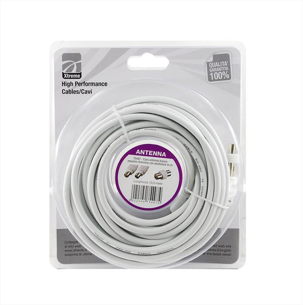 "XTREME - CAVO ANTENNA-BIANCO"