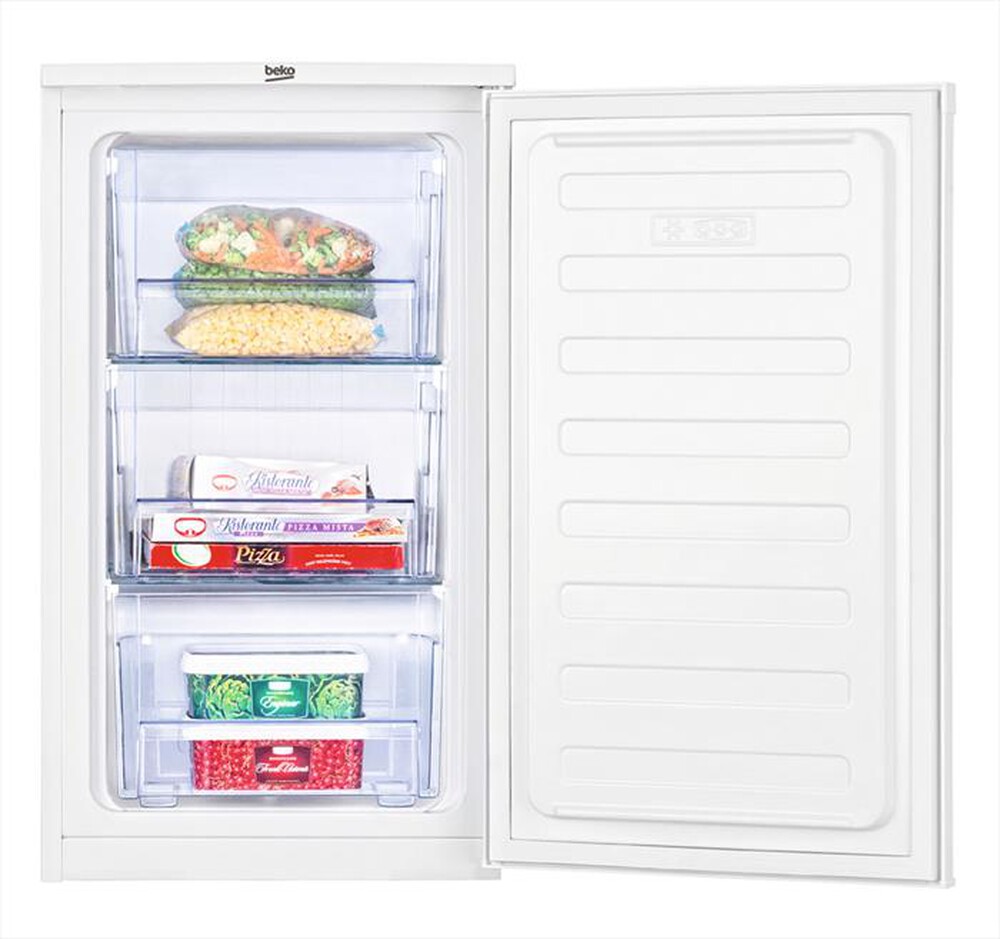 "BEKO - Congelatore verticale FS1 66020 Classe E 66 lt-Bianco"