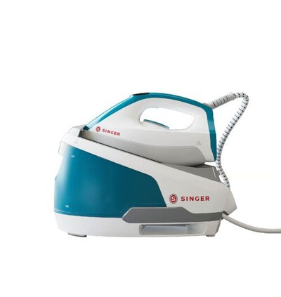 SINGER - Ferro da stiro a vapore TRUE BLAST 1.0-Azzurro/Bianco