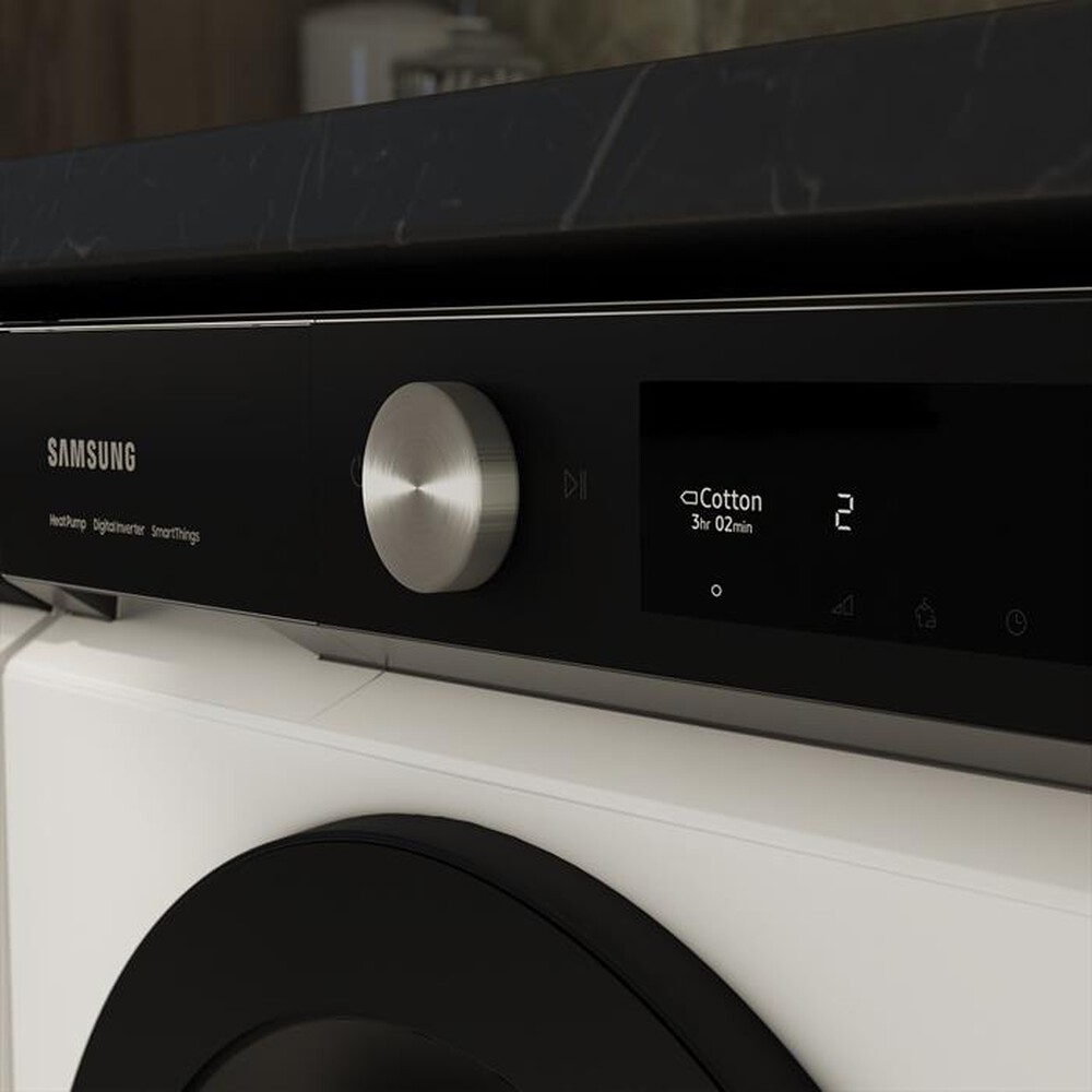 "SAMSUNG - Asciugatrice DV90BB5245AES3 9 Kg Classe A+++-bianco oblò black"