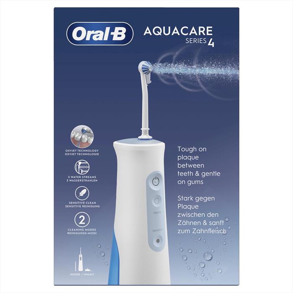 "ORAL-B - Idropulsore Portatile Aquacare 4-BIANCO/BLU"