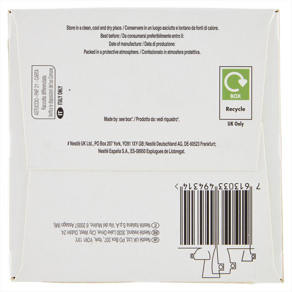 "NESCAFE' DOLCE GUSTO - Cortado Espresso Macchiato Decaffeinato"