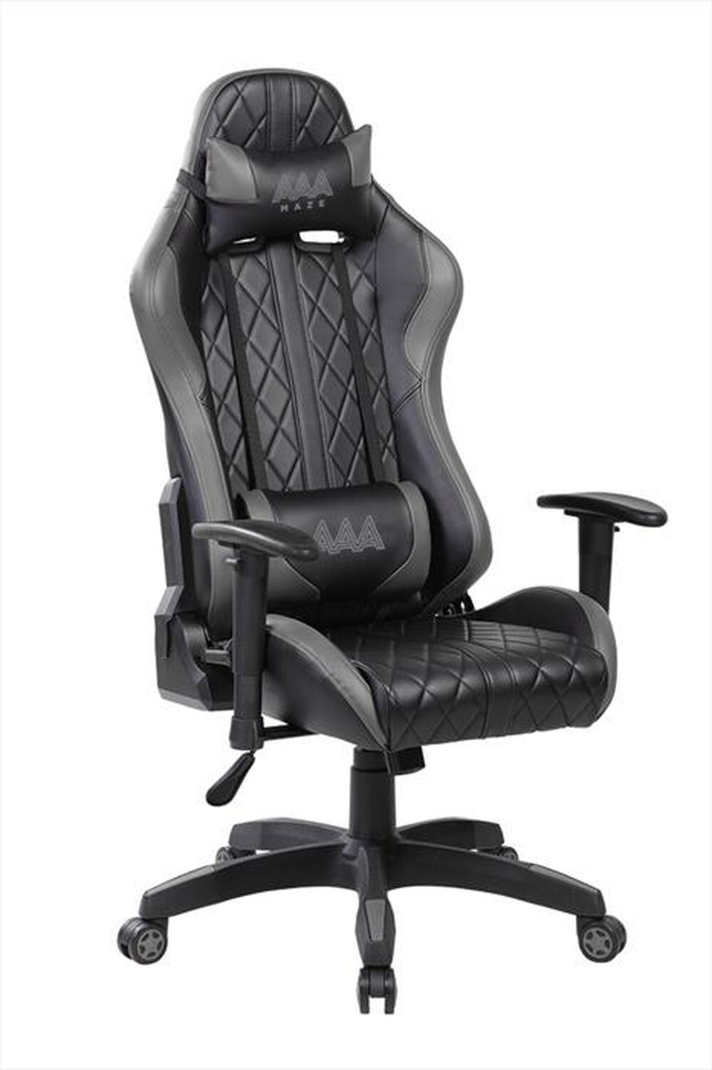 "AAAMAZE - Sedia gaming CHAIR GAMING GT1-BLACK/GREY"