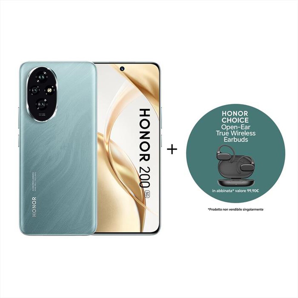 Immagine del prodotto HONOR - Smartphone HONOR 200 + EARBUDS CHOICE TWE-Green