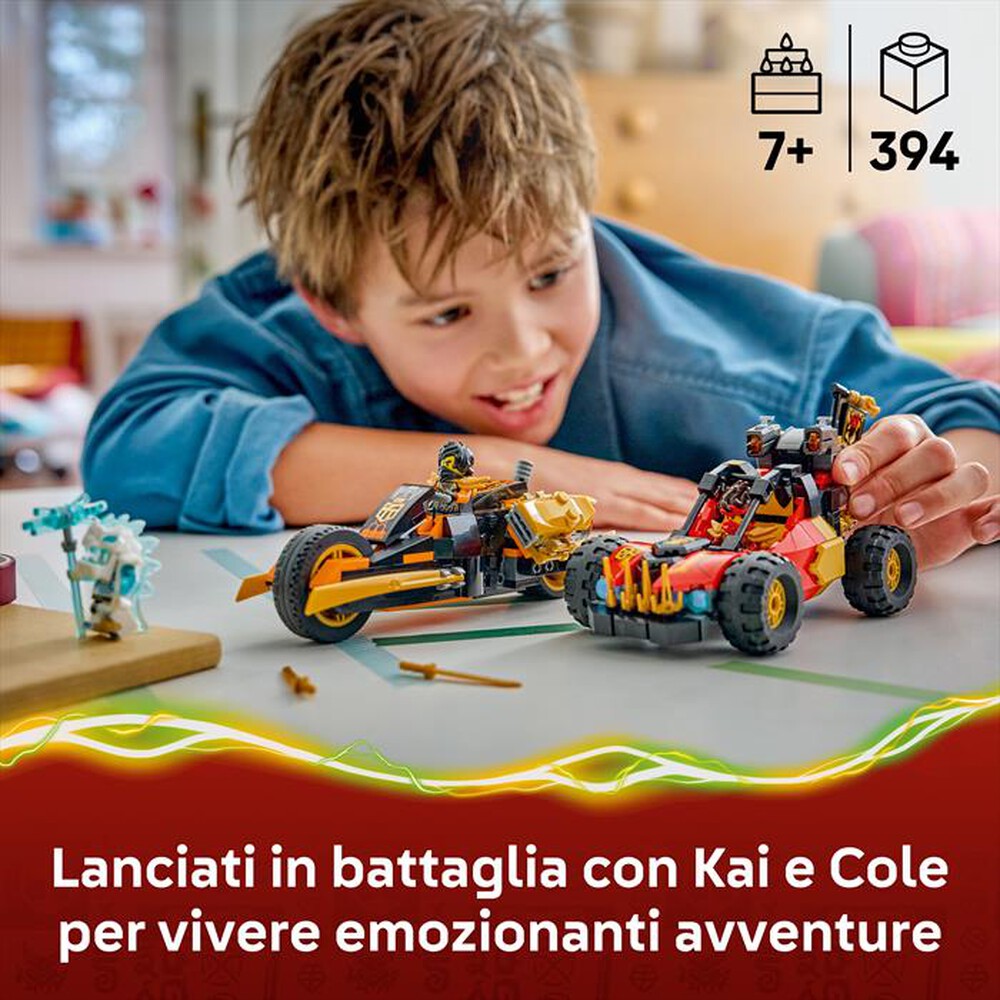 Immagine del prodotto LEGO - Veicoli combinati di Kai e Cole - 71864