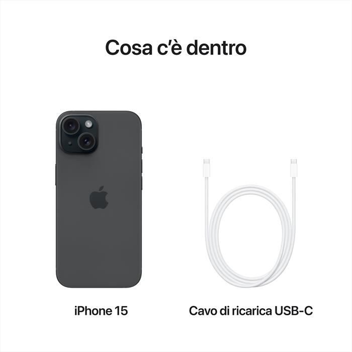 APPLE - iPhone 15 128GB-Nero | Euronics