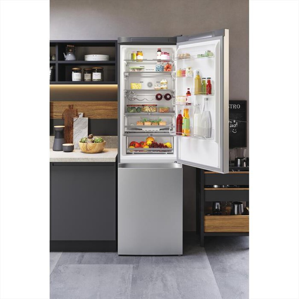 "HOTPOINT ARISTON - Frigorifero combinato HAFC9 TT43SX O3 Classe D-Acciaio inossidabile"