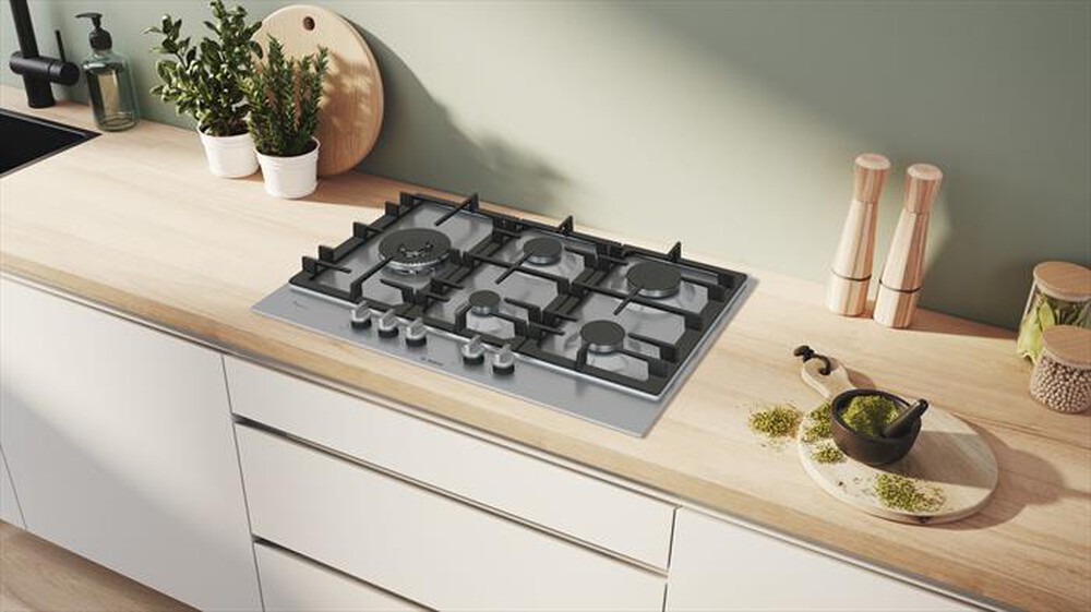 "BOSCH - Piano cottura a gas PCS7A5I90 75 cm-Inox"