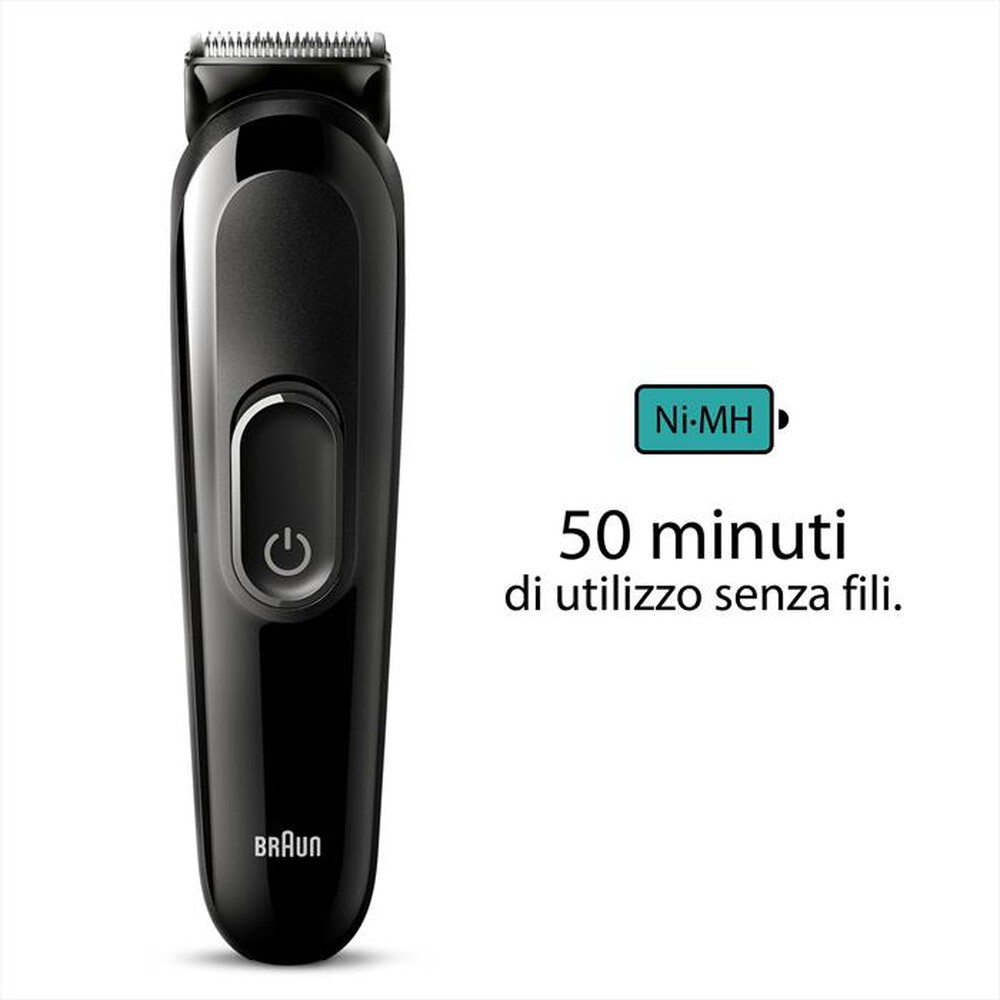 "BRAUN - Regolabarba MGK3410-NERO"
