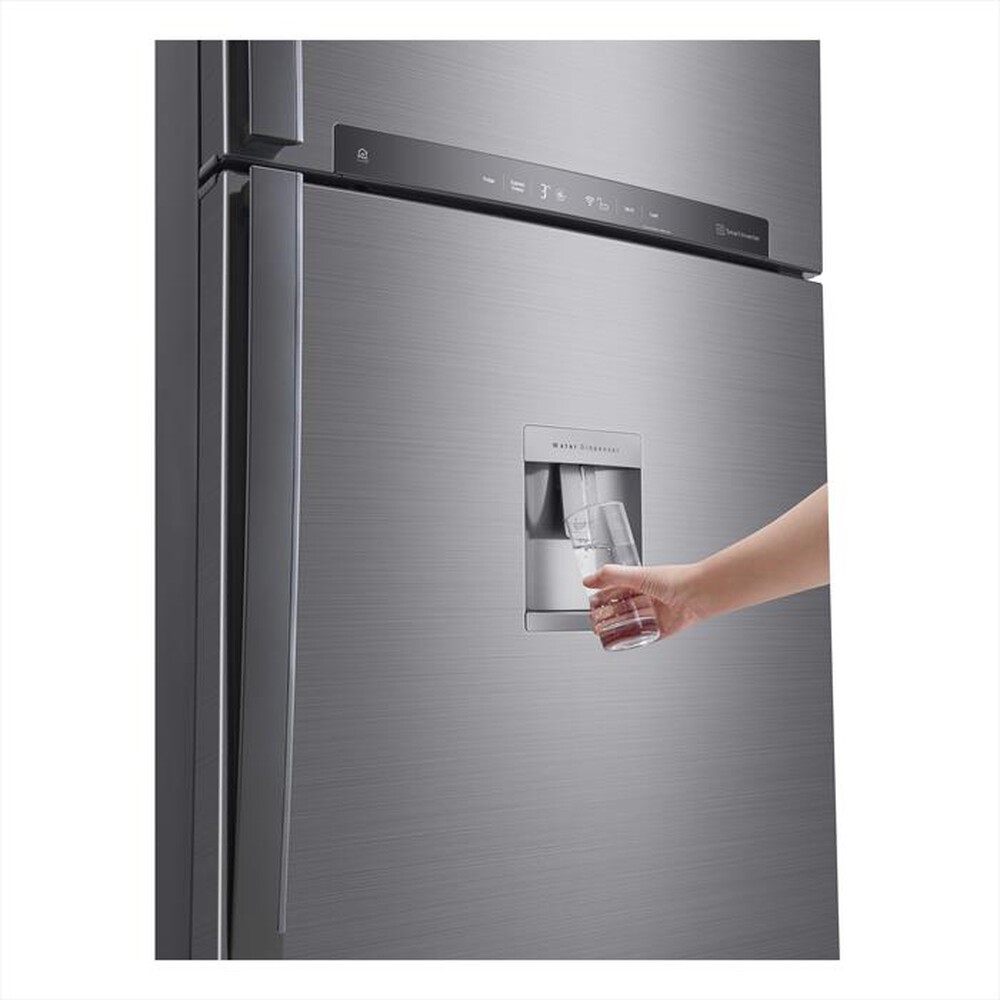 "LG - Frigorifero 2 porte GTF744PZHV Classe F 509 lt-Inox Premium"