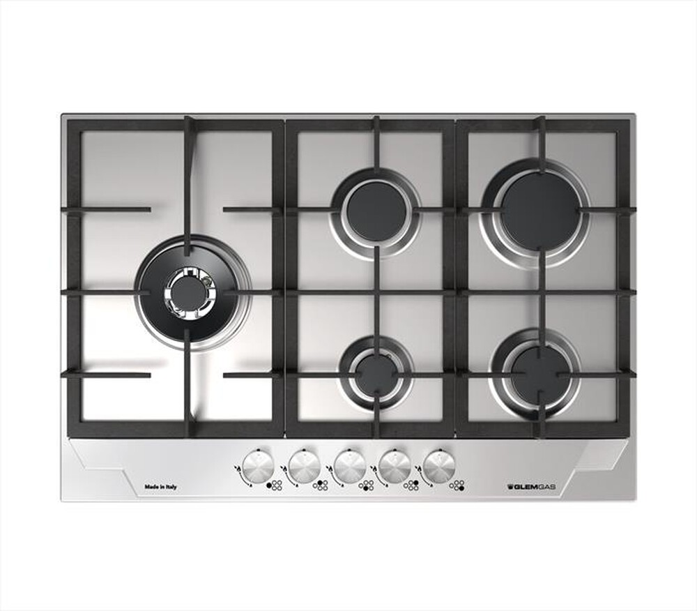 Immagine del prodotto GLEM GAS - Piano cottura a gas GTD85THIXN 74 cm-Acciaio Satinato