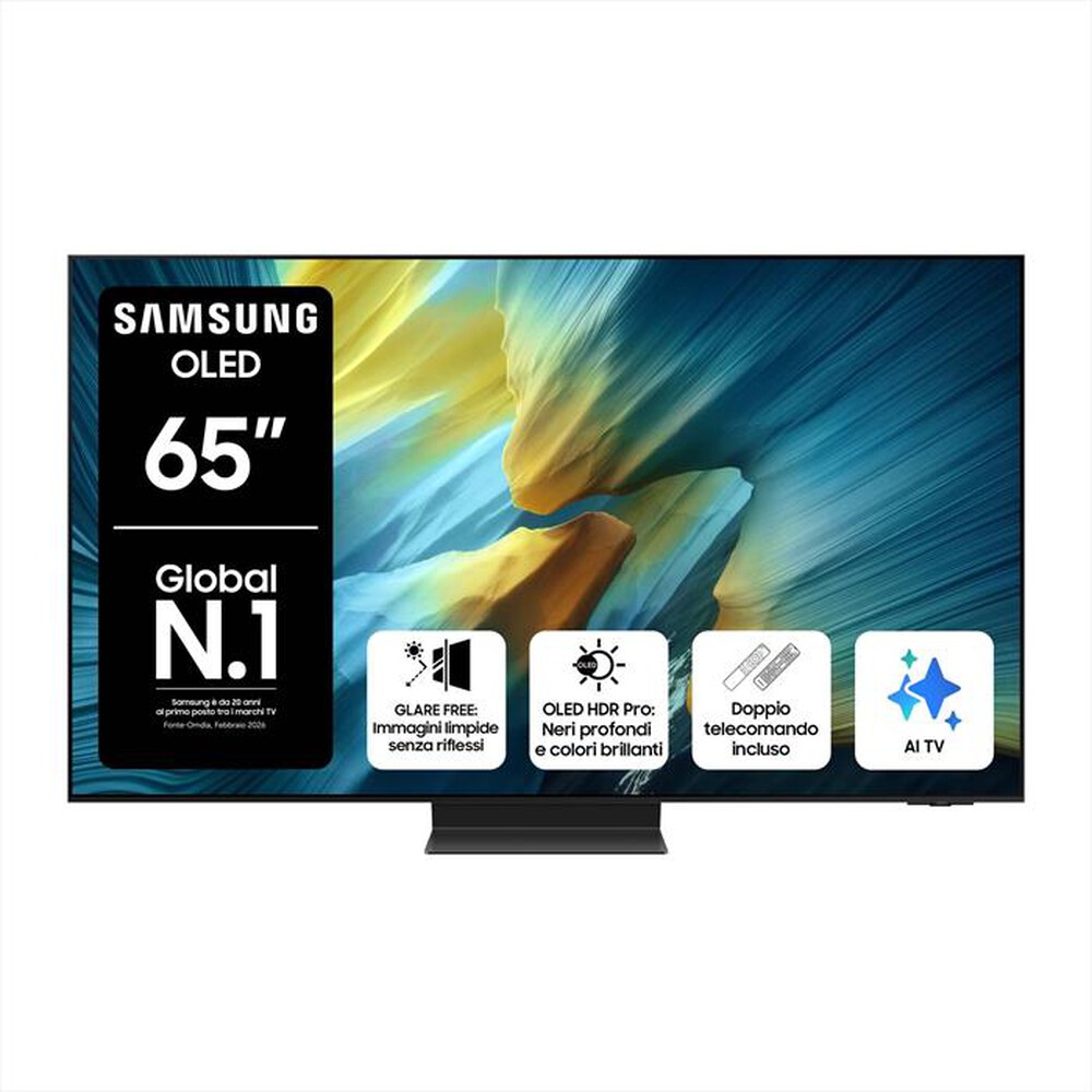 SAMSUNG - Smart TV OLED UHD 4K 65" QE65S95FATXZT-Graphite Black