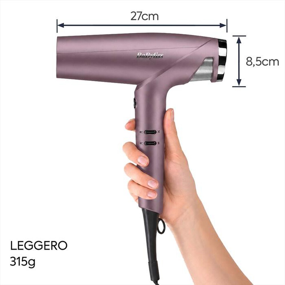 Immagine del prodotto BABYLISS - Asciugacapelli Futura D6051DE-GLICINE/SILVER