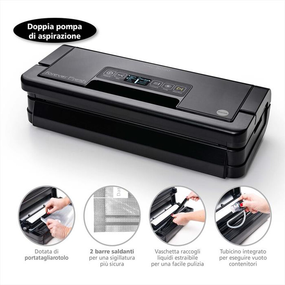 Immagine del prodotto MACOM - Macchina sottovuoto professionale display VAC8090-nero