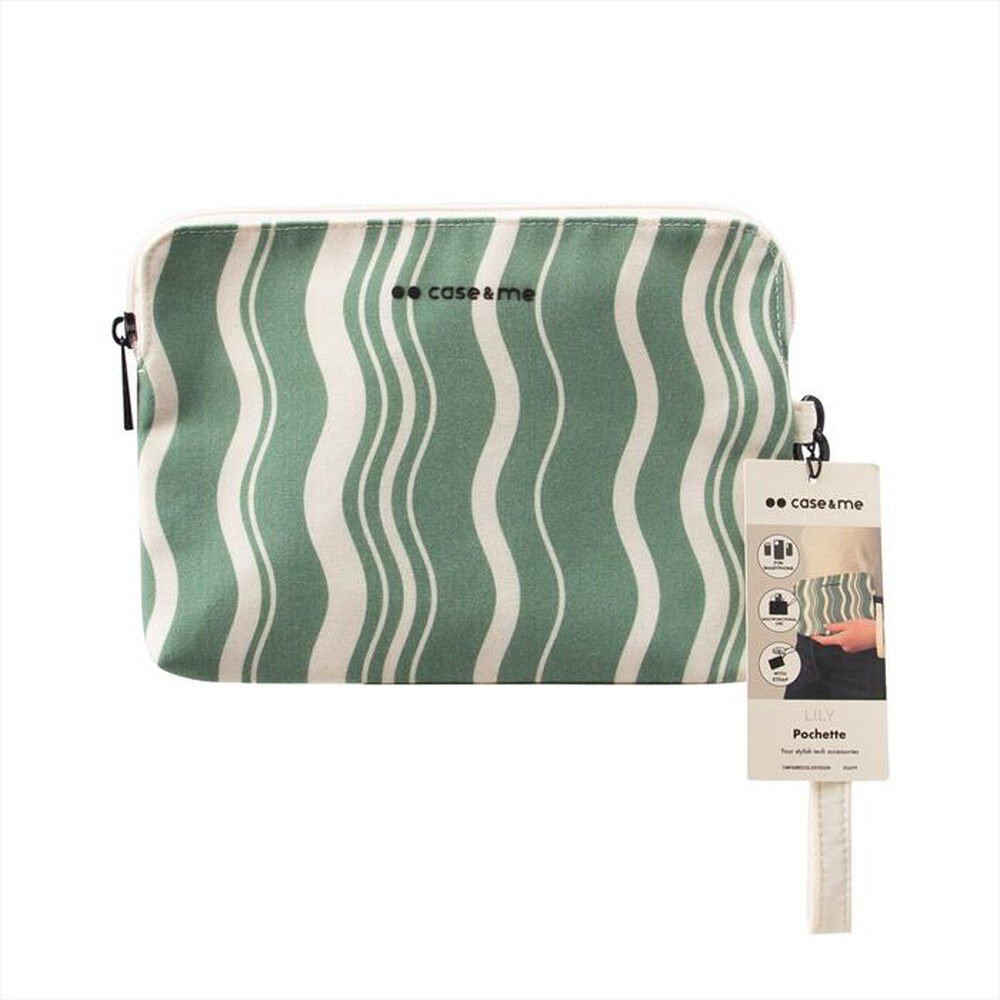 Immagine del prodotto CASEME - Pochette in tessuto CMFABRICSLEEVEGNI-Verde Avorio
