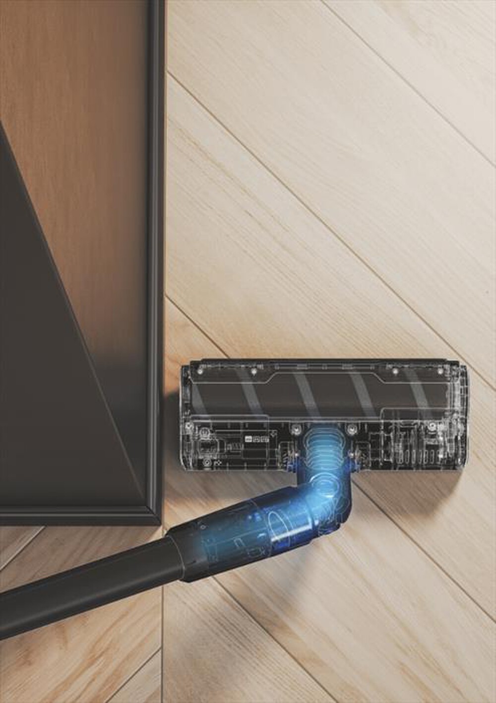 "HOOVER - Aspirapolvere ricaricabile HF201P 011-Blu"