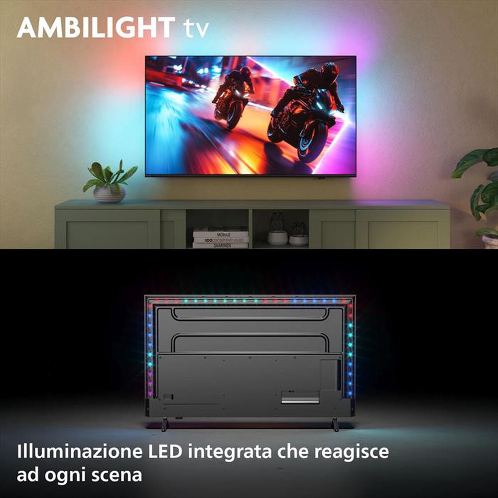 Immagine del prodotto PHILIPS - Smart TV Ambilight Mini LED 4K 55" 55MLED920-Black
