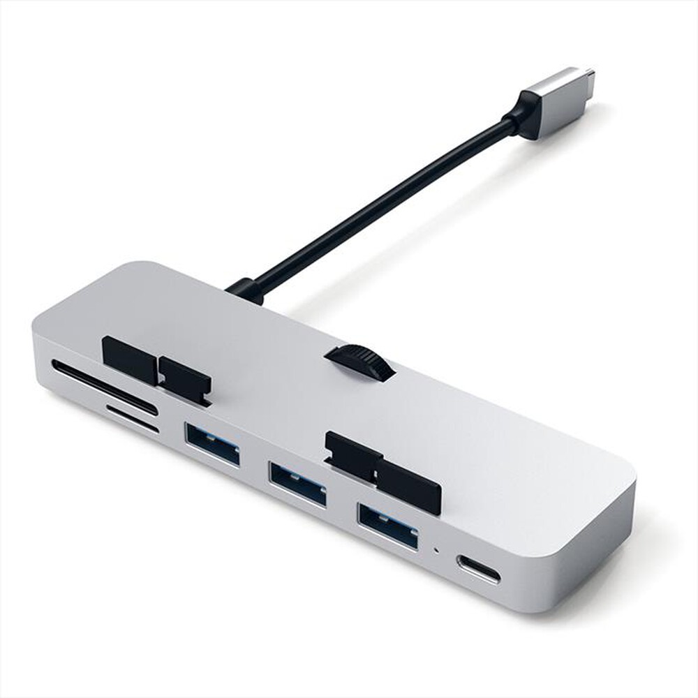 "SATECHI - PRO HUB USB-C ALLUMINIO CON AGGANCIO PER IMAC-SILVER"