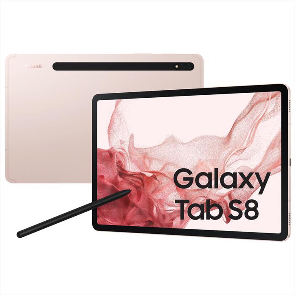 "SAMSUNG - Galaxy Tab S8 WiFi (8GB/128GB)-Pink Gold"