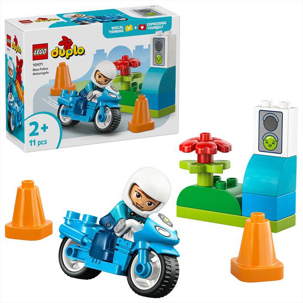 Immagine del prodotto LEGO - DUPLO Motocicletta blu della Polizia - 10471
